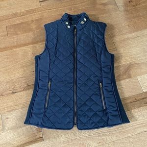 Quilted Zip Up Vest